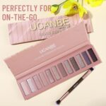 UCANBE 12 Colour Eyeshadow Make-up Palette, Impartial Matte Shimmer Nude E... - Image 7