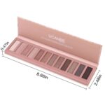 UCANBE 12 Colour Eyeshadow Make-up Palette, Impartial Matte Shimmer Nude E... - Image 8