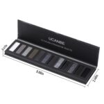 UCANBE Smokey Eyeshadow Palette, Darkish Black White Grey Silver Pure ... - Image 5