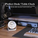 AYRELY® 3.5 Inch Small Analog Alarm Clocks,Battery Operated Desk Clock... - Image 4