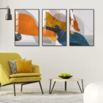 Black Body Summary Vivid Model Wall Artwork 3-piece Set of Well-known Paint... - Image 4