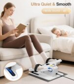 Below Desk Elliptical Machine,Ellipse Leg Exerciser Electrical with Remo... - Image 3