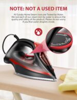 Steam Iron for Garments with Irons Burst of Steam, 1500W Iron Non-Stick... - Image 3
