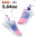 DREAM PAIRS Ladies Boys Footwear Children Tennis Sparkle Glitter Lace up Athle... - Image 4