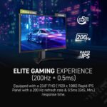 MSI MAG 242F 24-inch 1920 x 1080 (FHD) Gaming Monitor, 200Hz, Adaptive... - Image 3