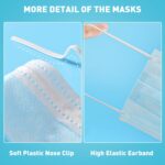 DR.MOXA Face Masks Disposable 100 Pack, PFE>95%, 3 Ply Safety Face... - Image 4