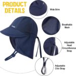 Child Solar Hat with Breathable Mesh,UPF50+ Fast Drying Unisex Child Todd... - Image 4