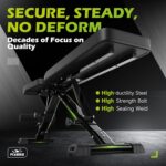 FLYBIRD Weight Bench, Adjustable Power Coaching Bench for Full Physique... - Image 3