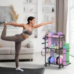 Weight Rack for Residence Gymnasium, All in One Yoga Mat Storage Rack, Exercise Eq... - Image 3
