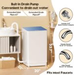 Auertech Transportable Washer and Dryer Combo Set, 18 lbs Absolutely Computerized W... - Image 4