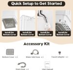 Auertech Transportable Washer and Dryer Combo Set, 18 lbs Absolutely Computerized W... - Image 8