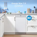 Midea MDF18A1AWW Constructed-in Dishwasher with 8 Place Settings, 6 Washing ... - Image 5