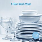 Midea MDF18A1AWW Constructed-in Dishwasher with 8 Place Settings, 6 Washing ... - Image 6