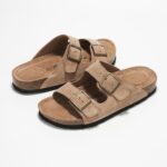 Mission Cloud Real Leather-based Flat Sandals Ladies 2025 Seaside Necessities... - Image 4