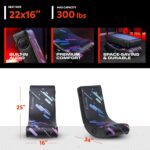 X Rocker Pixel Youth Video Gaming Ground Rocker Chair, Again to Faculty G... - Image 4