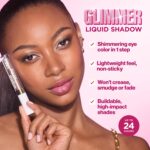 REVLON Glimmer Liquid Shadow, Smudge-Proof Shimmer Eyeshadow Make-up, L... - Image 4