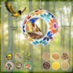Yard Expressions Hanging Glass Fowl Feeder - Multicolor - Fly Thro... - Image 3