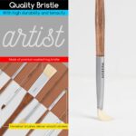MEEDEN Artist Oil Paint Brush Set: 10 Pcs Hog Bristle Artwork Paint Brushe... - Image 4