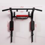 Multifunctional Wall Mounted Pull Up Bar, Heavy Responsibility Metal Chin Up Bar... - Image 4