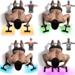 READAEER Push Up Bars Fitness center Train Gear Health 1 Pair Pushup Han... - Image 3