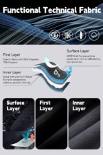 FARVALUE Males's Softshell Jacket with Hood Fleece Lined Windproof Coat ... - Image 5