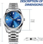 Minimalist Look ahead to Males Stainless Metal Males's Wrist Watches Waterproo... - Image 7