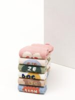 Child Socks, 12 Pairs Toddler Ankle Socks Non Slip Cotton Grip for Newb... - Image 3