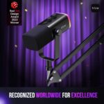 FIFINE XLR/USB Gaming Microphone Set, Dynamic PC Mic for Streaming Pod... - Image 3