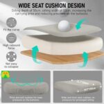 Excessive Again Ergonomic Workplace Chair, Breathable Mesh Desk Chair with Lumb... - Image 6