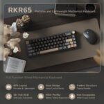RK ROYAL KLUDGE R65 Wired Gaming Keyboard with Quantity Knob, 60% Percen... - Image 3