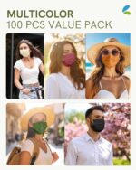 FriCARE Face Masks Disposable for Adults, 4 Ply ASTM Stage 3, FSA HSA ... - Image 4