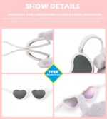 Versatile Coronary heart Formed Child Polarized Sun shades with Strap Adjustable ... - Image 5