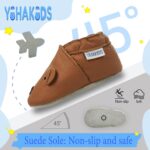 YIHAKIDS Child Leather-based Footwear Tender Sole First Strolling Moccasins Infants ... - Image 4