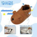 YIHAKIDS Child Leather-based Footwear Tender Sole First Strolling Moccasins Infants ... - Image 5