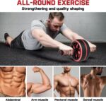 Ab Curler Wheel,Ab Exercise Tools,Dwelling Gymnasium Tools for Belly ... - Image 3