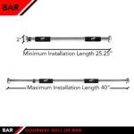 JFIT Deluxe Multi Train Doorway Pull-Up Bar with Consolation Grips, 40-... - Image 3
