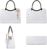 TIBES Shiny Patent Leather-based Girls Purses Satchel Purses Girls Fashio... - Image 3