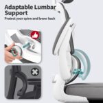 TRALT Workplace Chair Ergonomic Desk Chair, 330 LBS House Mesh Workplace Desk... - Image 4