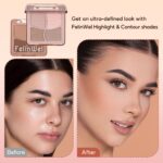 Spotlight Contour Make-up Palette Easy Mixing Matte Shimmer Hig... - Image 4