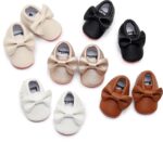 Bebila Double Bow Fringe Child Moccasins - Mushy Sole Child Sneakers Ladies T... - Image 6