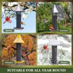 Kingsyard Thistle Chicken Feeder for Open air Hanging, All Steel, Finch M... - Image 7