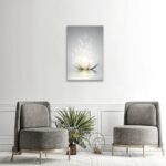 Lotus Floral Canvas Prints Artwork for Zen Workplace Decor Wall Artwork Meditatio... - Image 5