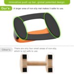 Kipika Push Up Bars, Pushup Stands With Thickened Smooth Plastic Deal with,... - Image 3