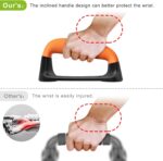 Kipika Push Up Bars, Pushup Stands With Thickened Smooth Plastic Deal with,... - Image 4
