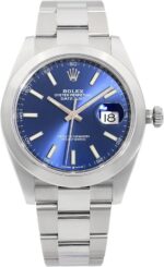 Rolex Datejust 41 Blue Dial Stainless Metal Males's Watch 126300BLSO - Image 3