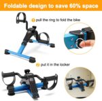 Folding Pedal Exerciser Mini Train Bike Moveable Peddler Beneath Desk... - Image 7