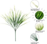 Synthetic Faux Out of doors Vegetation Flowers for Summer time Ornament,10 Bundle... - Image 5