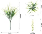 Synthetic Faux Out of doors Vegetation Flowers for Summer time Ornament,10 Bundle... - Image 6
