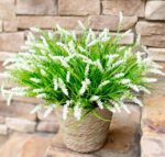 Synthetic Faux Out of doors Vegetation Flowers for Summer time Ornament,10 Bundle... - Image 7