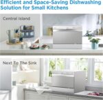 Midea MDC22P2ASS Countertop, Moveable Place Settings & 6+2 Washing Cyc... - Image 4